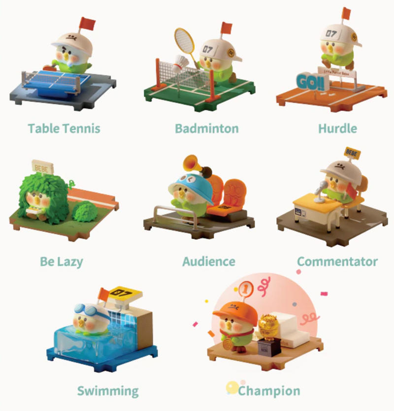 [MOETCH TOYS] Little Parrot BEBE School Sports Series Blind Box