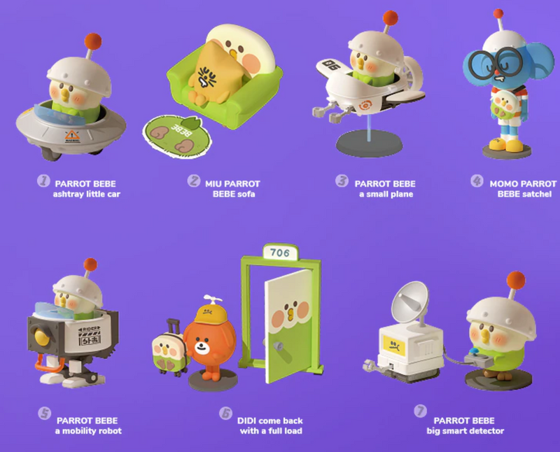 [MOETCH TOYS] Little Parrot BEBE X MOMO Planet Series Blind Box