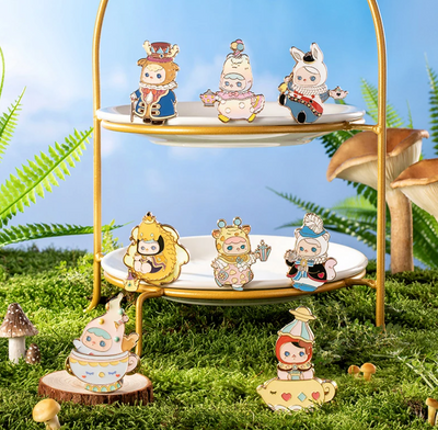 [POP MART] Pucky Animal Tea Party Series Blind Box Badge