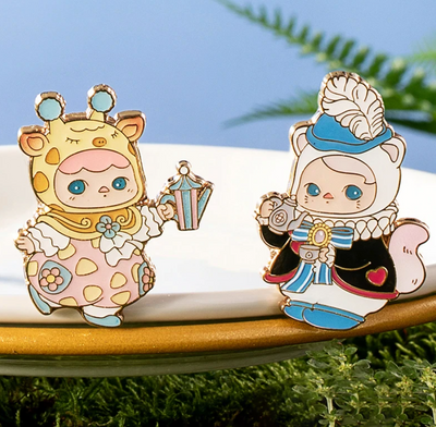 [POP MART] Pucky Animal Tea Party Series Blind Box Badge