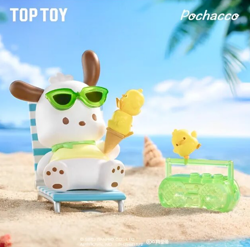 [TOP TOYS] Pochacco Holiday Beach Series Blind Box