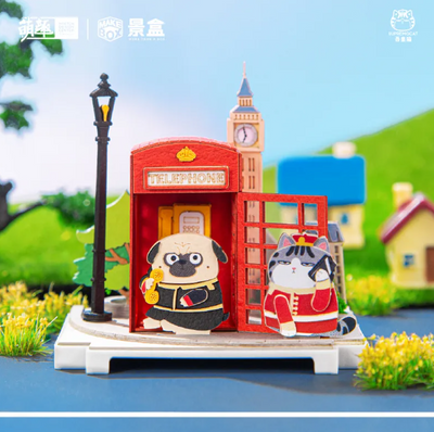 [MOETCH TOYS] Wuhuang Bazahey Travel Around The World Series Scene Blind Box